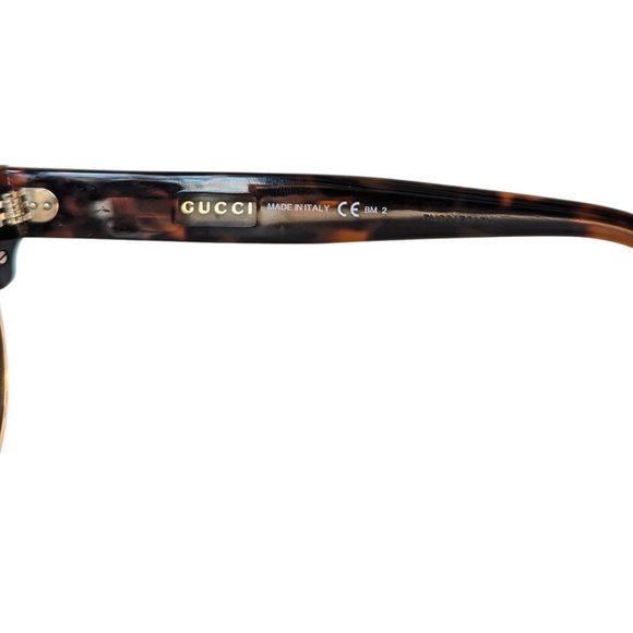 Gucci Round Havana Brown Tortoise shell Sunglasses & Case 4278/S LZUD8 5… - Picture 14 of 15
